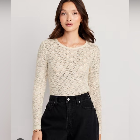 Old Navy Women’s Long Sleeve Lace Top Size L Large Tall , New without Tags! - Picture 1 of 8
